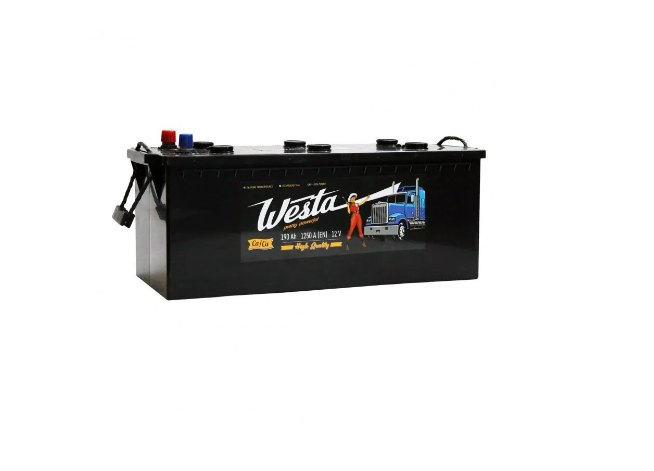 Акумулятор автомобільний Westa Standard 6CT-190Ah Аз 190Ah 1250A 12V «+» ліворуч (WST190)